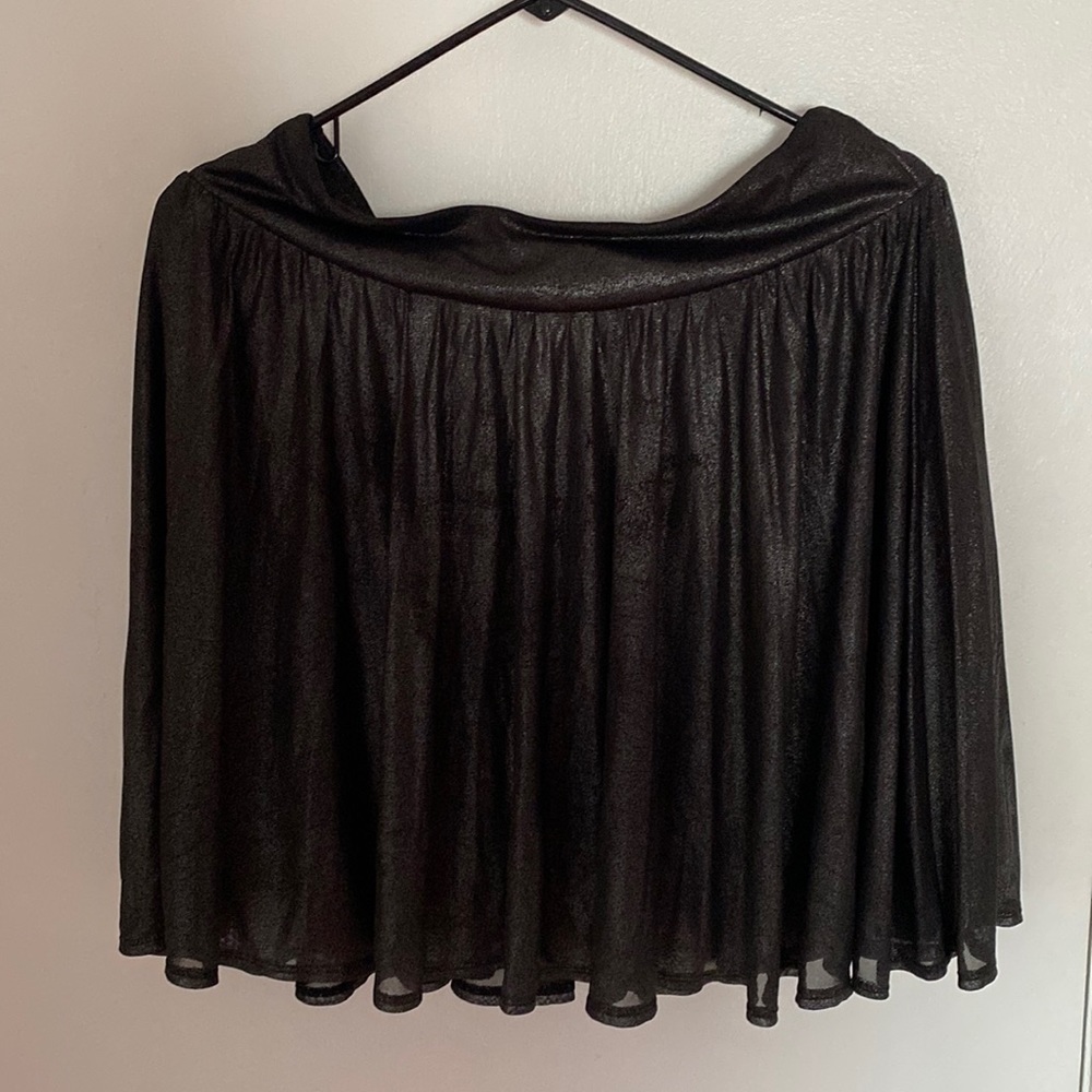 Shimmer A-line skirt